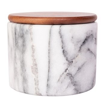 Saboga Home™ Storage Canister with Sealed Wood Top