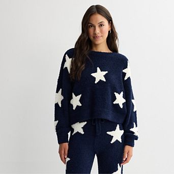 Juniors' Pink Republic Cozy Crewneck
