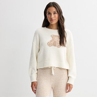 Juniors' Pink Republic Cozy Crewneck