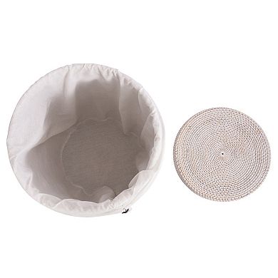 Saboga Home™ Round Hamper with Lid