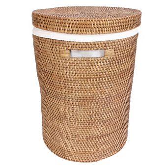 Saboga Home™ Round Hamper with Lid