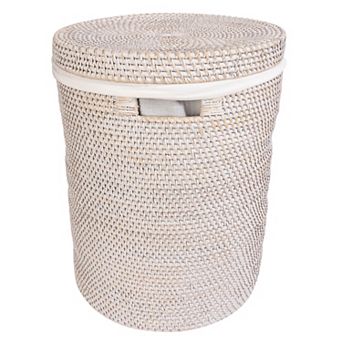 Saboga Home™ Round Hamper with Lid