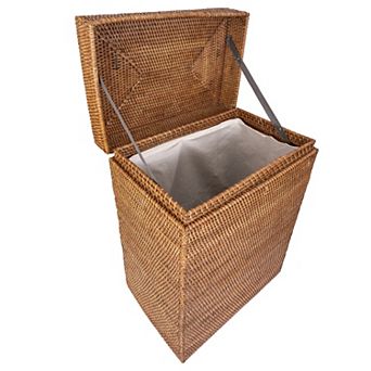 Saboga Home™ Rectangular Hamper with Hinged Lid