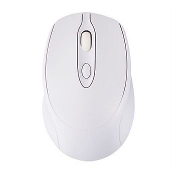 Wireless Bluetooth Mouse - 2.4G Dual Mode Silent Rechargeable Mouse, Quiet Click, USB Receiver