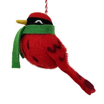 St. Nicholas Square® Felt Cardinal Christmas Ornament with Loop for Hanging