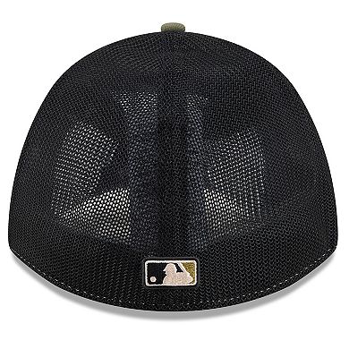 Men's New Era Olive Cincinnati Reds 2026 Armed Forces Day 39THIRTY M-Crown Flex Hat