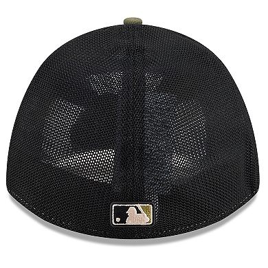Men's New Era Olive Detroit Tigers 2026 Armed Forces Day 39THIRTY M-Crown Flex Hat