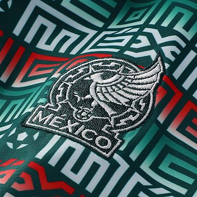 Men's Antigua Green Mexico National Team Golden Polo