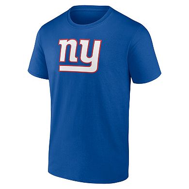 Men's Logo Athletic Royal New York Giants Primary Logo T-Shirt