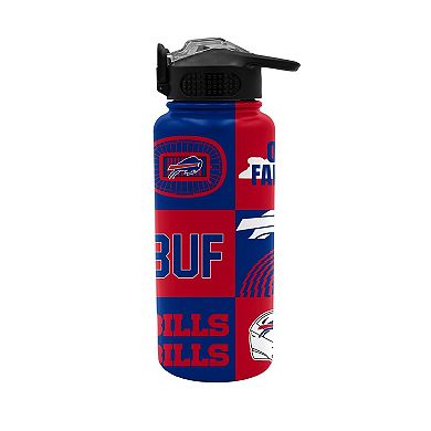 Pegasus Buffalo Bills 32oz. Local Slogan Press Top Water Bottle
