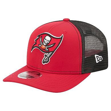 Men's New Era Red Tampa Bay Buccaneers 9SEVENTY Trucker Adjustable Hat