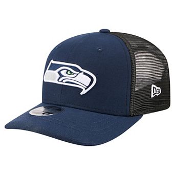 Men's New Era College Navy Seattle Seahawks 9SEVENTY Trucker Adjustable Hat