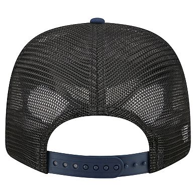 Men's New Era College Navy Seattle Seahawks 9SEVENTY Trucker Adjustable Hat
