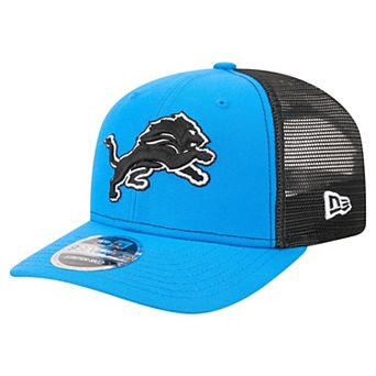 Men's New Era Blue Detroit Lions 9SEVENTY Trucker Adjustable Hat
