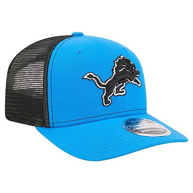 Men's New Era Blue Detroit Lions 9SEVENTY Trucker Adjustable Hat