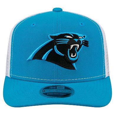 Men's New Era Blue Carolina Panthers 9SEVENTY Trucker Adjustable Hat