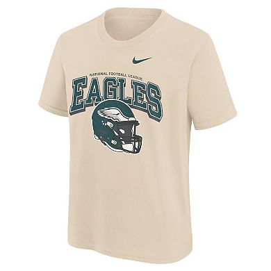 Youth Nike Natural Philadelphia Eagles Easy Lane T-Shirt