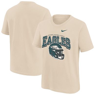 Youth Nike Natural Philadelphia Eagles Easy Lane T-Shirt