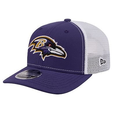 Men's New Era Purple Baltimore Ravens 9SEVENTY Trucker Adjustable Hat