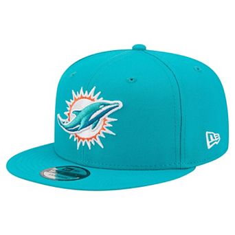Men's New Era Aqua Miami Dolphins 9FIFTY Snapback Hat