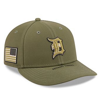 Men's New Era Olive Detroit Tigers 2026 Armed Forces Day Low Profile 59FIFTY Fitted Hat