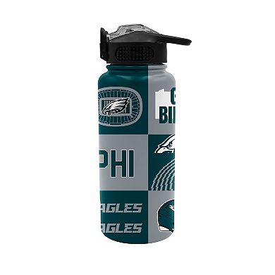 Pegasus Philadelphia Eagles 32oz. Local Slogan Press Top Water Bottle