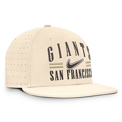 Men's Nike Natural San Francisco Giants True Dri-FIT AeroBill Fitted Hat