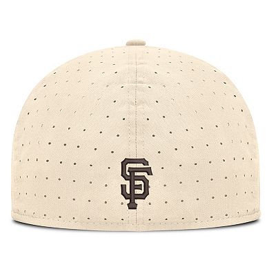Men's Nike Natural San Francisco Giants True Dri-FIT AeroBill Fitted Hat