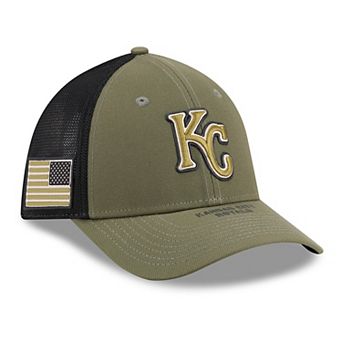 Men's New Era Olive Kansas City Royals 2026 Armed Forces Day 39THIRTY M-Crown Flex Hat