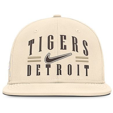 Men's Nike Natural Detroit Tigers True Dri-FIT AeroBill Fitted Hat