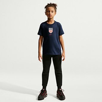 Youth Nike Navy USMNT Crest T-Shirt