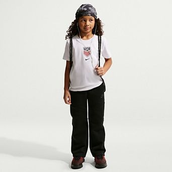 Youth Nike White USMNT Crest T-Shirt