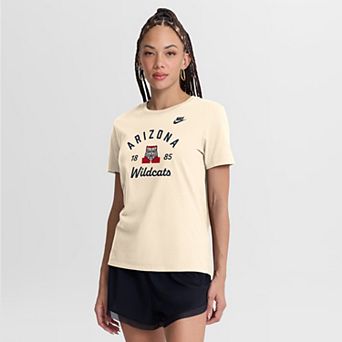 Women's Nike Natural Arizona Wildcats Legacy Team Name T-Shirt