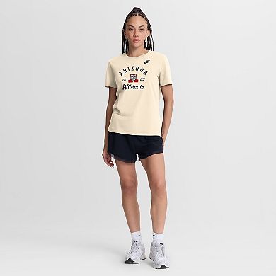 Women's Nike Natural Arizona Wildcats Legacy Team Name T-Shirt
