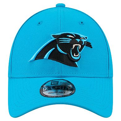 Men's New Era Blue Carolina Panthers Core Team 9FORTY Adjustable Hat
