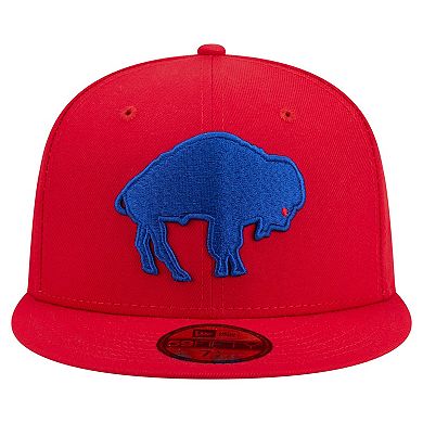 Men's New Era Red Buffalo Bills 59FIFTY Fitted Hat