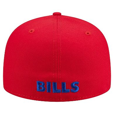 Men's New Era Red Buffalo Bills 59FIFTY Fitted Hat