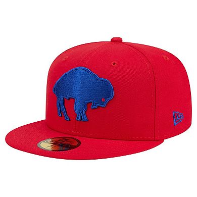 Men's New Era Red Buffalo Bills 59FIFTY Fitted Hat