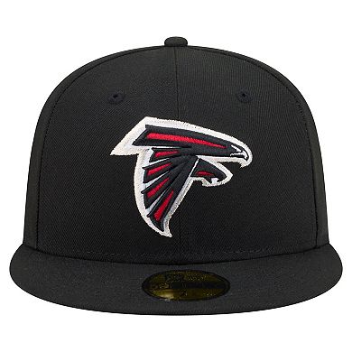 Men's New Era Black Atlanta Falcons 59FIFTY Fitted Hat