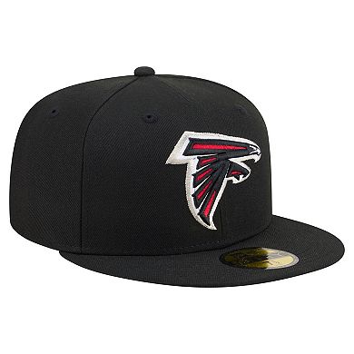 Men's New Era Black Atlanta Falcons 59FIFTY Fitted Hat