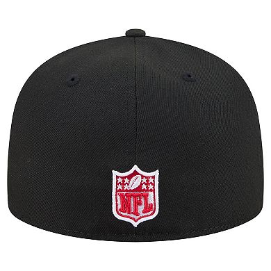 Men's New Era Black Atlanta Falcons 59FIFTY Fitted Hat