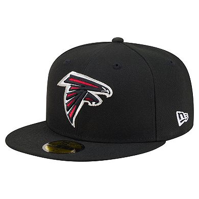 Men's New Era Black Atlanta Falcons 59FIFTY Fitted Hat