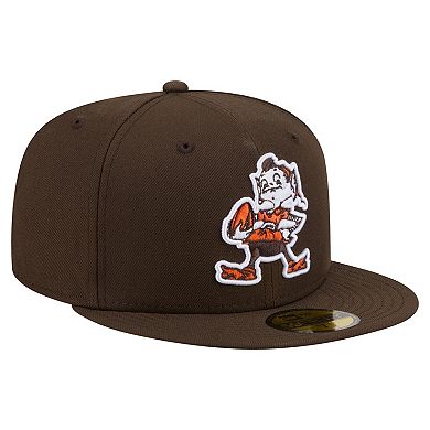 Men's New Era Brown Cleveland Browns 59FIFTY Fitted Hat