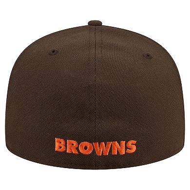 Men's New Era Brown Cleveland Browns 59FIFTY Fitted Hat