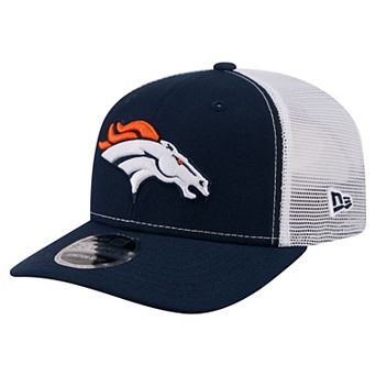 Men's New Era Navy Denver Broncos 9SEVENTY Trucker Adjustable Hat