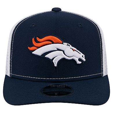 Men's New Era Navy Denver Broncos 9SEVENTY Trucker Adjustable Hat