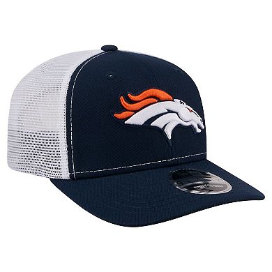Men's New Era Navy Denver Broncos 9SEVENTY Trucker Adjustable Hat