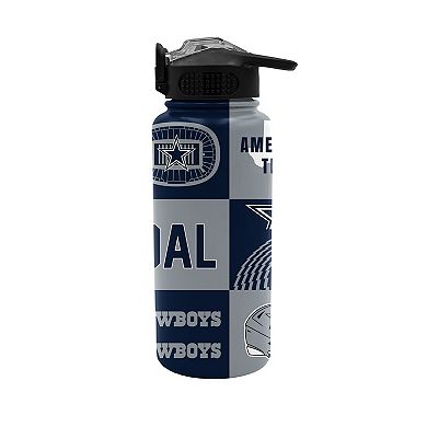 Pegasus Dallas Cowboys 32oz. Local Slogan Press Top Water Bottle