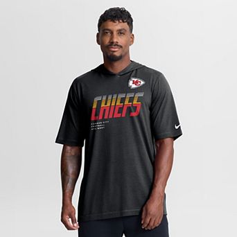 Men's Nike Black Kansas City Chiefs Tri-Blend Hooded T-Shirt