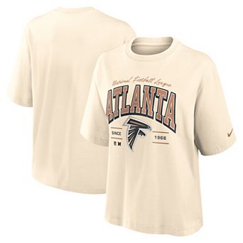 Women's Nike Cream Atlanta Falcons Vintage Mod Boxy T-Shirt